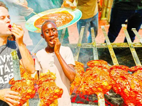Inside Mombasa's Record-Breaking Whole Cow BBQ and Swahili Street Food Scene