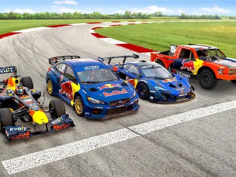 Formula 1, Rally, Drift Car and Truck Compete in an Ultimate Race
