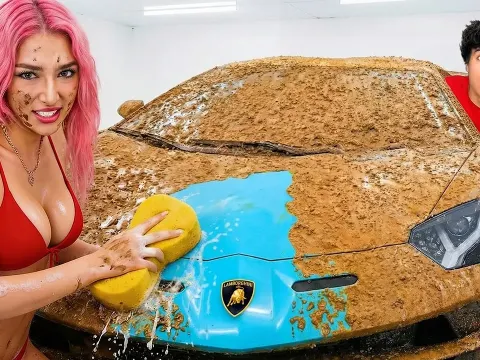 Win a Custom Lamborghini by Cleaning It in a High-Stakes Competition