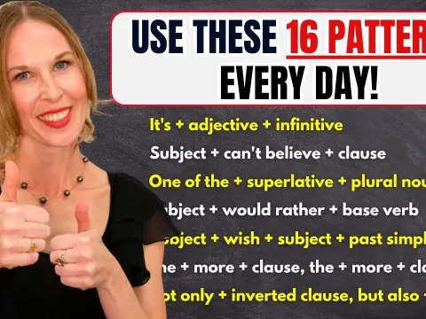 Master Everyday English Patterns to Speak Fluently