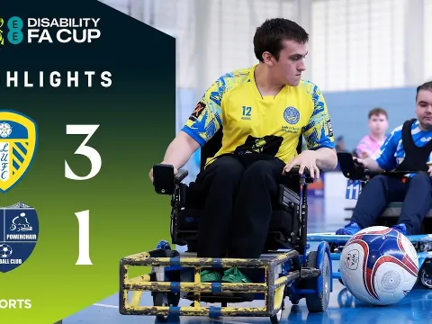 Leeds Powerchair Football Team Wins Disability FA Cup Final Against Teesside