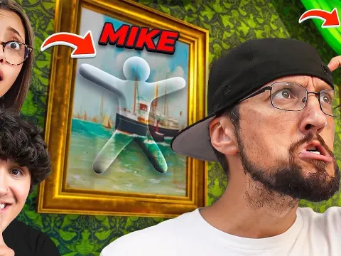 FGTeeV Battles Mecha Chameleon in a Game of Camouflage Hide and Seek