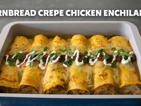 Cornbread Crepe Chicken Enchiladas A Unique Twist on a Classic Dish