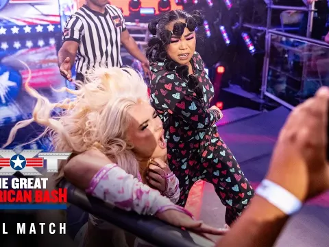 Tiffany Stratton Defeats Wendy Choo in a Wild NXT Great American Bash Match