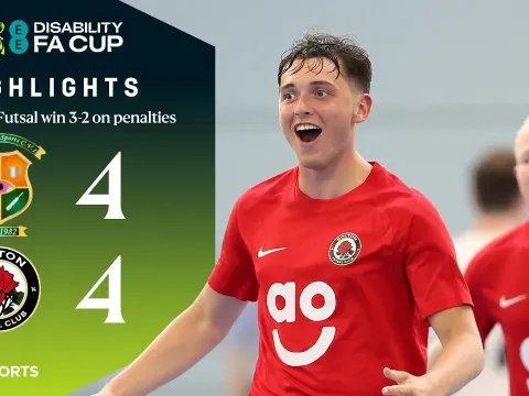 Partially Sighted FA Cup Final Birmingham Futsal vs Bolton Highlights