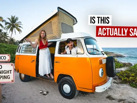Vintage VW Camper Van Road Trip in Mexico: Adventure, Challenges, and Safety Concerns