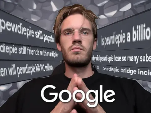 PewDiePie Googles Himself and Reacts to What He Finds Online