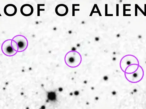 Metallic Objects in Pre-Satellite Star Maps Could Be Our Strongest Alien Evidence