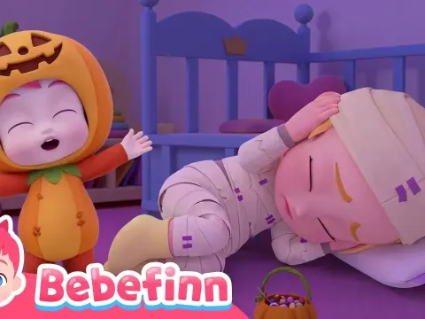 Halloween Good Morning Song for Kids Featuring Knock Knock Who's There Fun