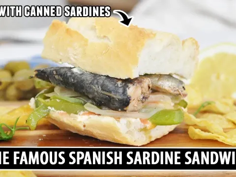 How to Make a Classic Spanish Sardine Sandwich Bocadillo de Sardinas