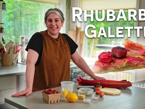 Claire Saffitz Shares Her Go To Strawberry Rhubarb Galette Recipe for Summer