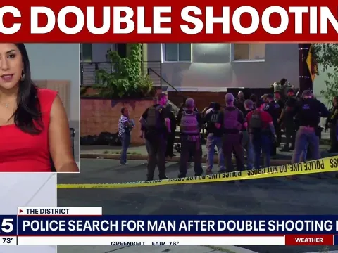 Police Search for Suspect After Double Shooting in Washington DC