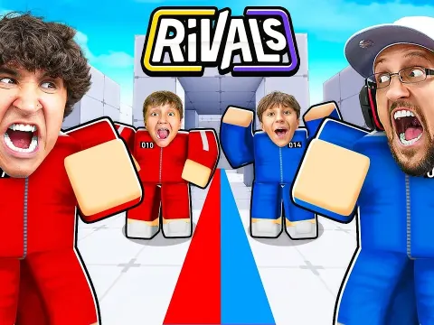 FGTeeV Takes On Roblox Rivals With Intense 2v2 Matches And Hilarious Moments