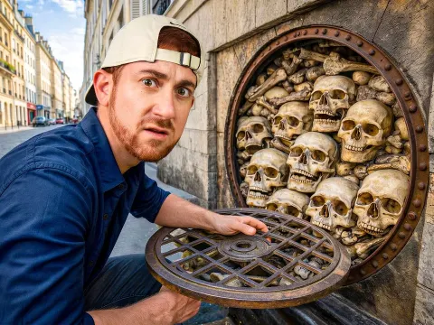 Exploring the Hidden Catacombs Beneath Paris Where Millions of Bones Rest