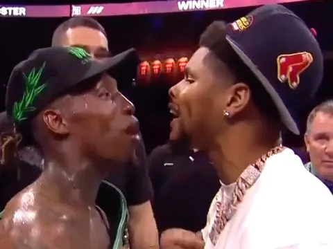 Shakur Stevenson Confronts O'Shaquie Foster After Title Win in Houston
