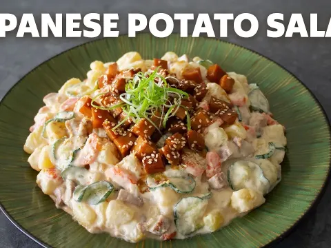 Japanese Potato Salad with Teriyaki Chicken: A Unique Twist on a Classic Side Dish