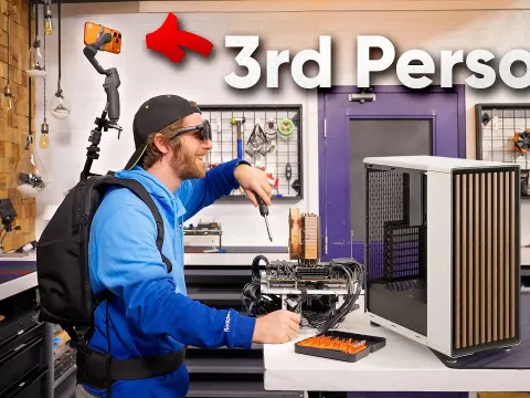 Building a PC in Third Person: A Unique Challenge with ASUS Smart Glasses