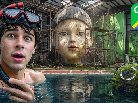 Exploring Abandoned Movie Sets Found on Google Maps