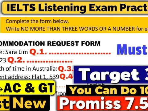 IELTS Listening Practice Test with Answers for July 2026