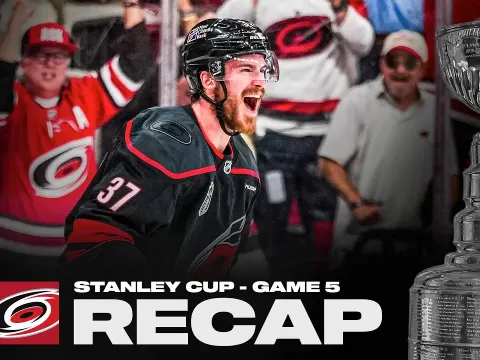 Andrei Svechnikov's Two Power Play Goals Propel Hurricanes Past Golden Knights in Game 5