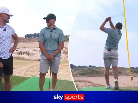 Leeds Rhinos Stars Take on Justin Rose Golf Challenge at The Open