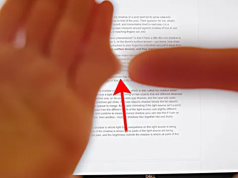 Why Shadows Appear to Reach Out and Touch You: The Blister Effect Explained