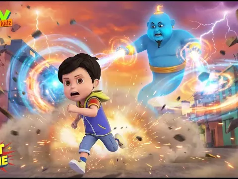 Vir the Robot Boy Faces Gintu's Attack in an Exciting Animated Compilation