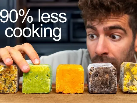 How Freezing Cooking Bases in Cubes Can Save You Over 20 Hours in the Kitchen