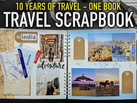 How I Compiled a Decade of Travel Memories Into One Scrapbook in a Week