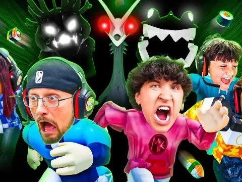 FGTeeV Takes on Roblox Scary Sushi Chapter 2 with Lex