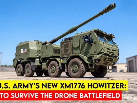 US Army XM1776 Howitzer Aims to Keep Artillery Crews Alive on Drone-Filled Battlefields