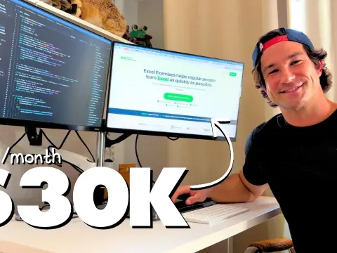 How a Simple Excel Practice Site Grew Into a $30K Monthly Income Stream