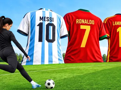 Football Shirt Challenge Decides Ultimate Team in Penalty Shootout