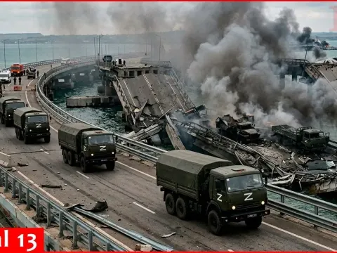 Bridge Destruction Marks New Phase in Ukraine Russia War as Both Sides Target Logistics