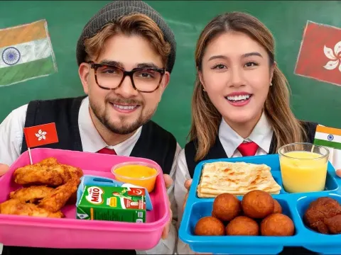 Childhood Lunchbox Swap Between Two Cultures