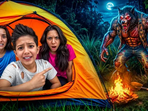 A Werewolf Kidnapped Our Friend During a 24-Hour Camping Challenge