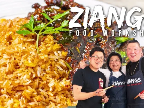 Egg Fried Rice and Crispy Chilli Beef Recipe with ZiangsFoodWorkshop