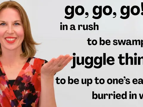 English Busy Explained Clearly