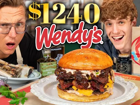 Inside a $1,240 Homemade Wendy's Baconator Upgrade With Wagyu Bacon