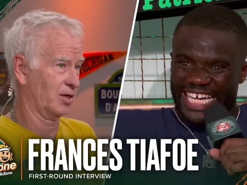 Frances Tiafoe Advances at Roland Garros and Shares His Take on the Wizards Drafting AJ Dybantsa