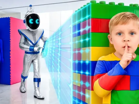 Robot Nanny Adventures: Fun and Chaos with Kids at Home