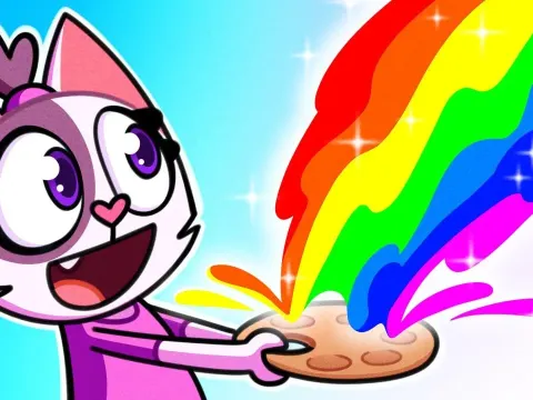 Discover the Rainbow Colors with Cleo and Theo in a Fun Adventure
