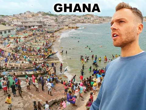 Exploring Ghana's Vibrant Coastal City and the Surreal Daily Life of Its People
