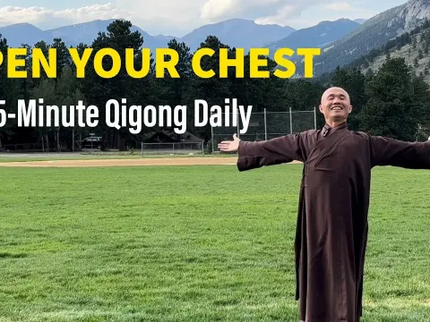 5-Minute Qigong for Beginners to Open the Chest and Boost Heart and Lung Energy