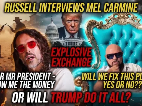 Mel Carmine Challenges Russell Brand on Money, Sovereignty, and the System
