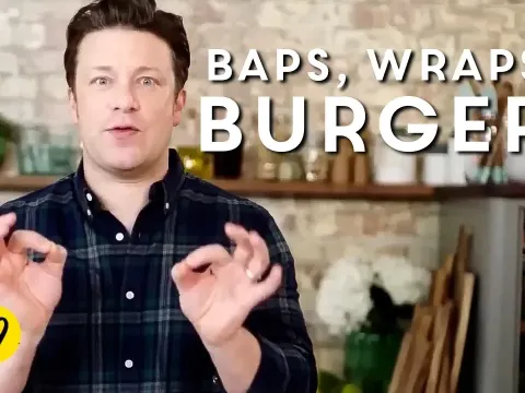 Homemade Steak Sandwiches Burgers and Wraps with Jamie Oliver