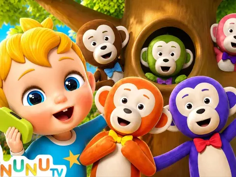 Five Little Monkeys Jumping on the Bed A Classic Nursery Rhyme for Kids