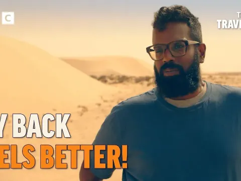 Romesh Ranganathan Takes On a Desert Camping Challenge in The Travel Edit