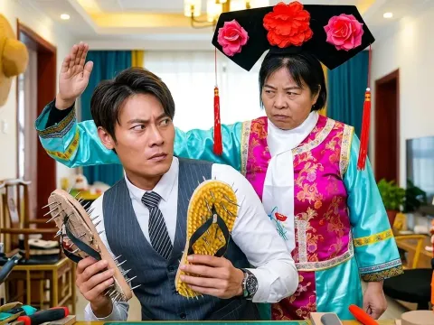 Genius Brother Takes On Mom With Custom Slippers In A Hilarious Family Showdown
