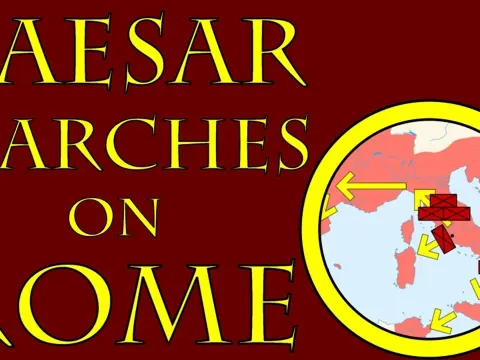 Julius Caesar's Bold March on Rome in 49 BCE That Sparked Civil War